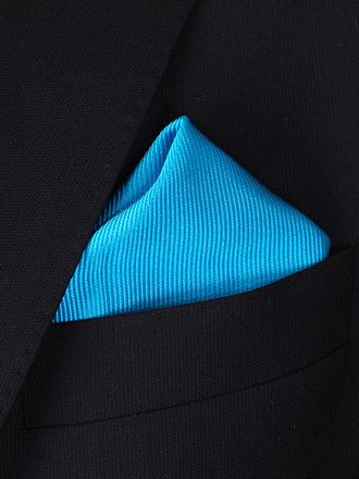 Pochet Zijde Turquoise F24 91007P24A