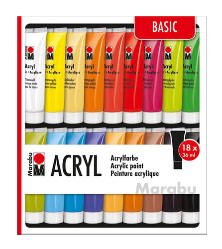 Marabu Acrylfarben Set
