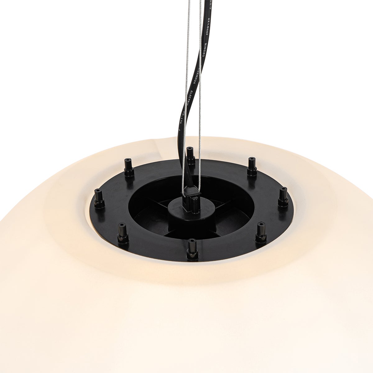 Moderne buitenlamp, wit, 56 cm, IP65 - Nura