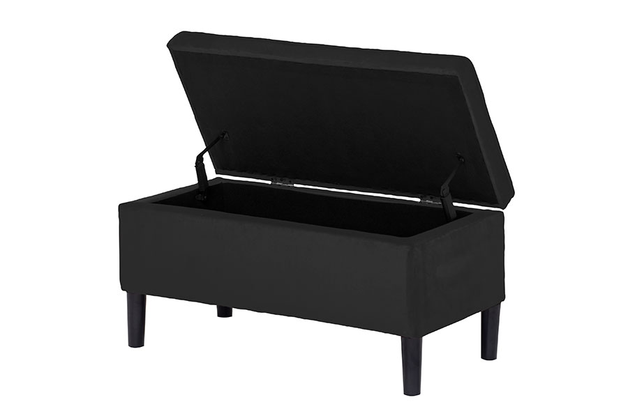 Luce puff Sort velur