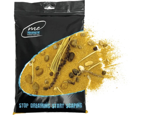 Aquariumzand, aquariumdecoratie Me Nature Me Nature World Habitat Delta 3 kg aquascaping, biotoopaquarium