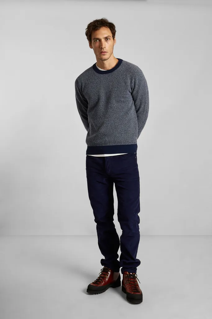 Pull jacquard en laine recyclée L'Exception Paris
