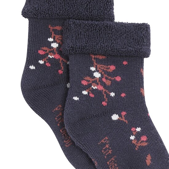 Lovely Capucine Lot de 2 chaussettes   Fleurs        de               P'tit bisou