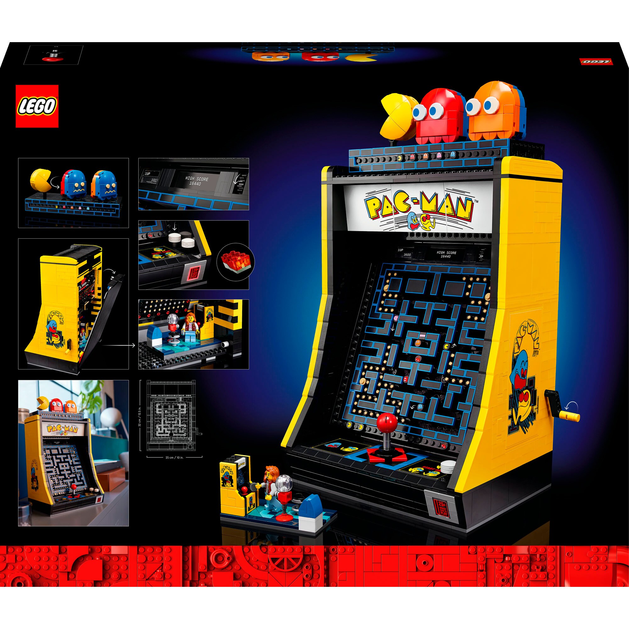 LEGO Konstruktionsspielzeug Icons PAC-MAN Spielautomat