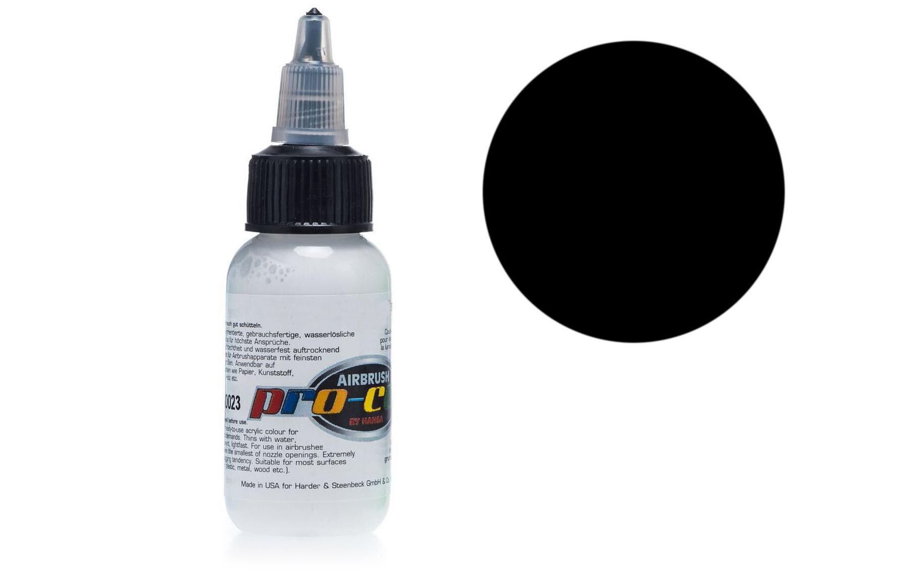 Bodypaint Airbrushfarbe Schwarz 30mlBodypaint Airbrushfarbe