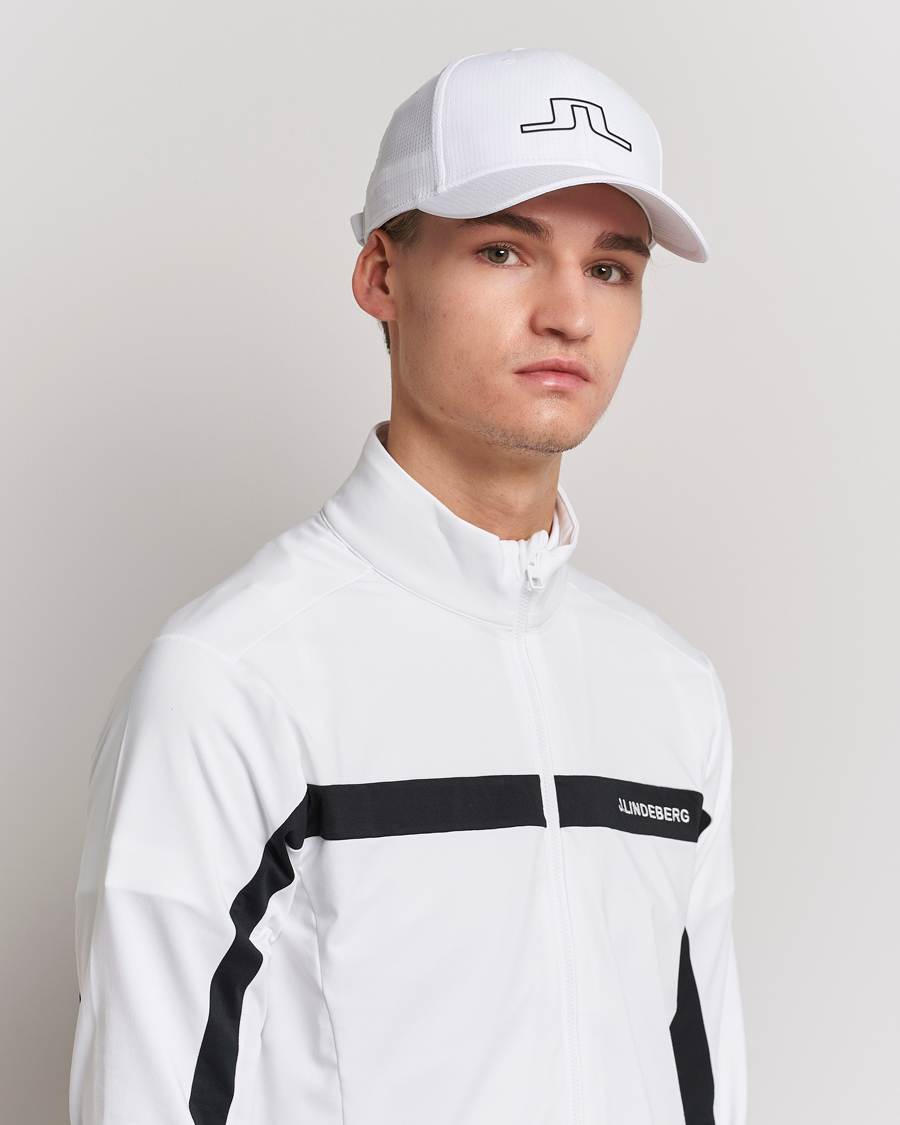 J.Lindeberg Caden Golf Cap White