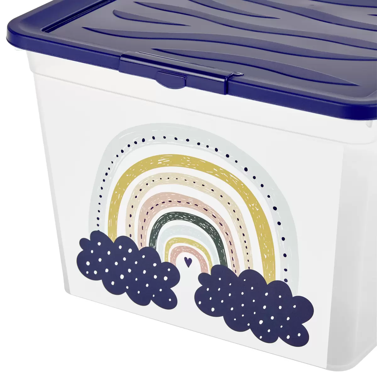 Aufbewahrungsbox Regenbogen Regenbogen transparent,schwarz