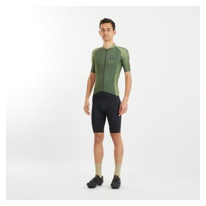 Maillot Manches Courtes LeBram Glières Vert Kaki