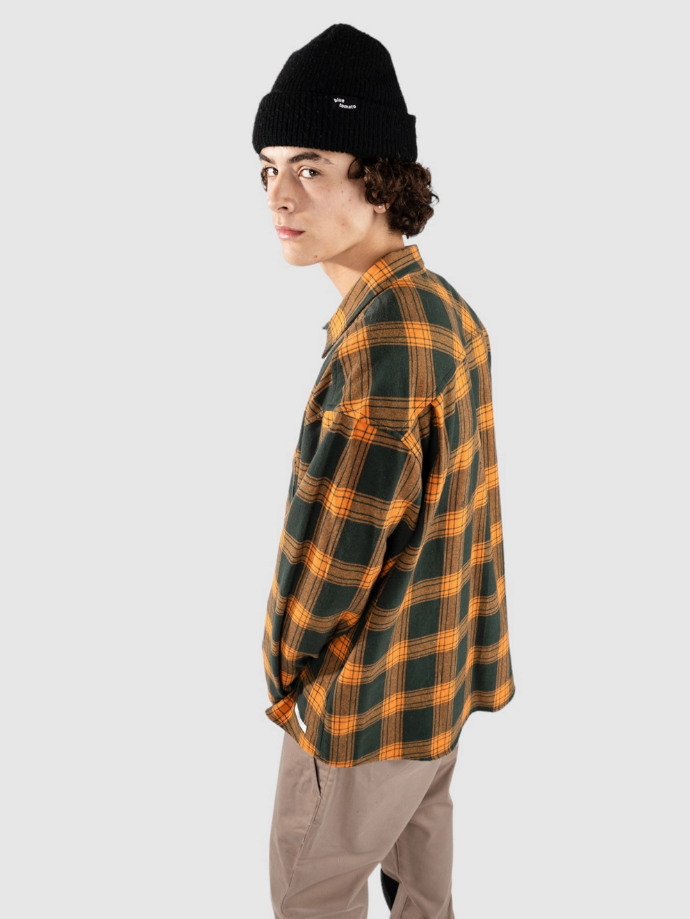 Element Compass Shirt forest/cheddar plaid