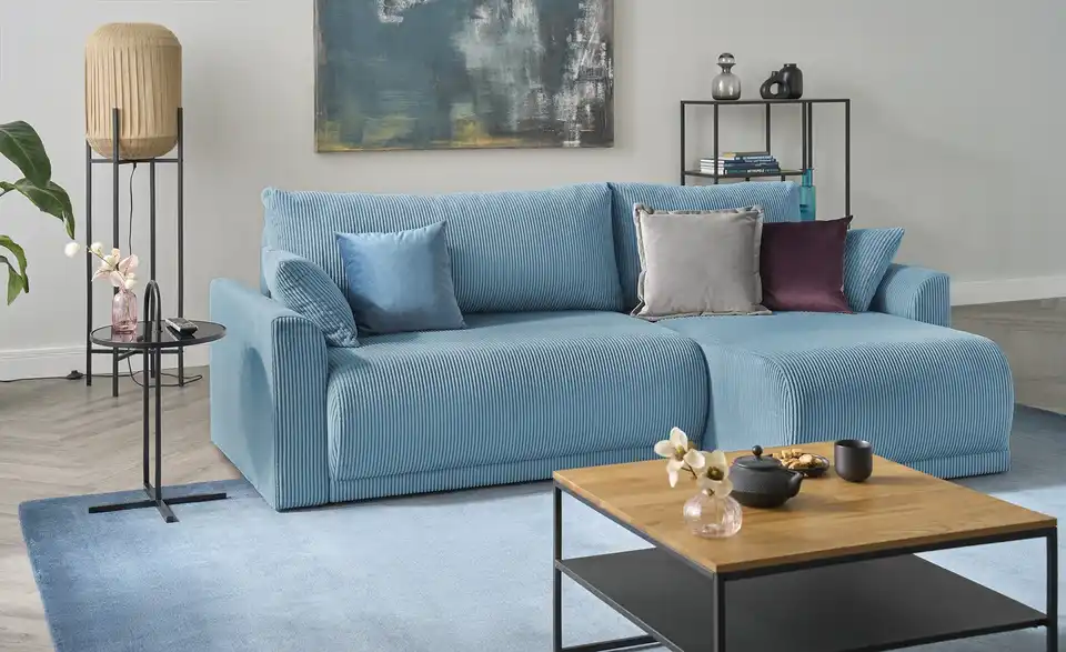 Ecksofa Malyn Petrol rechts