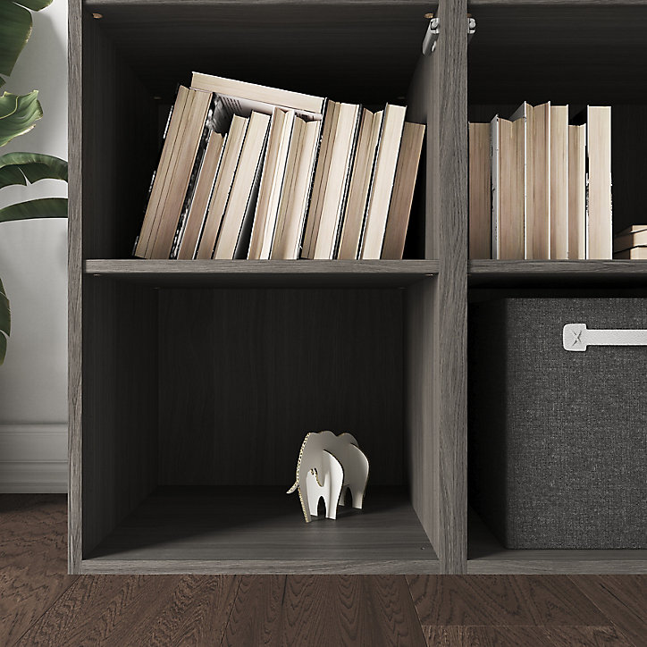 Caisson effet chêne grisé GoodHome Atomia H. 225 x L. 50 x P. 45 cm