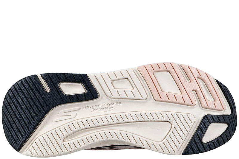 SKECHERS MAX CUSHIONING ELITE 2.0 KAPLAN BLACK WITH ROSEGOLD SLIP-INS