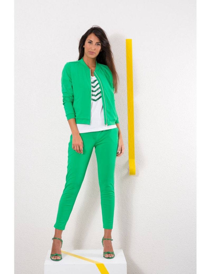 HBT BLOUSON KIMY ESSENTIELS VERT