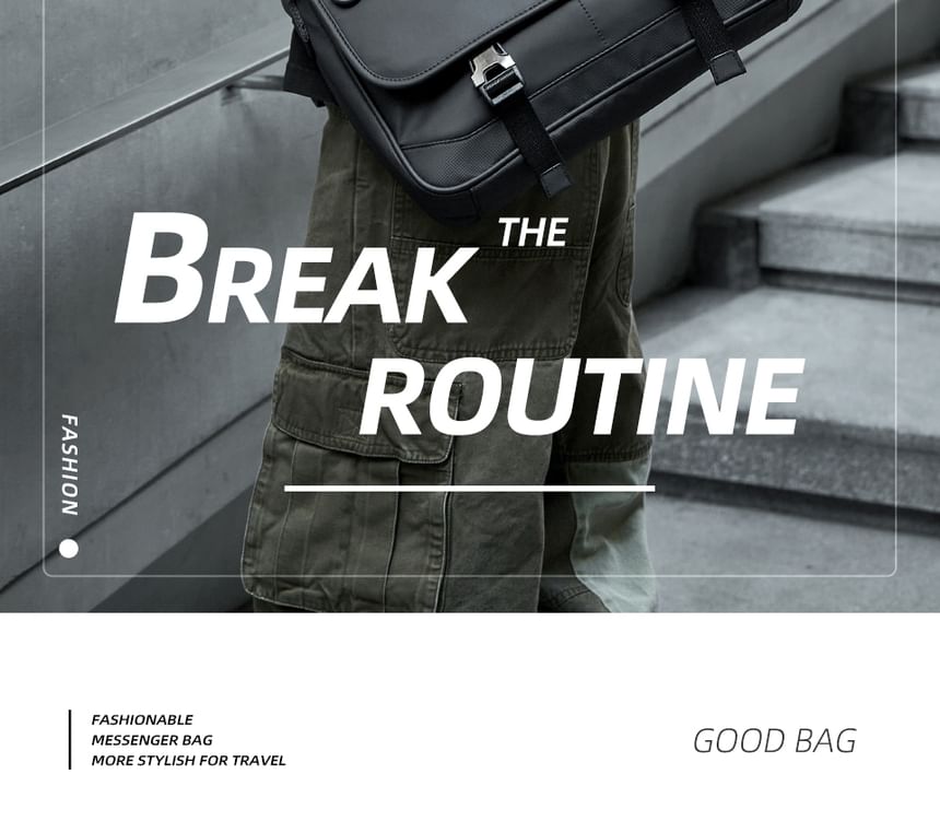 Moyyi - Messenger Bag met letterflap
