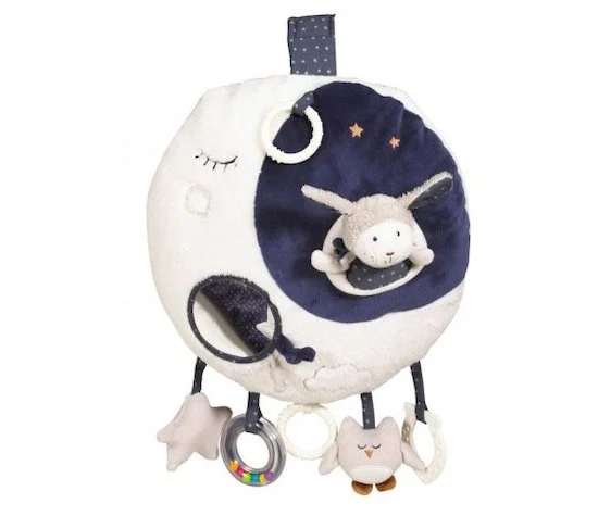 Merlin musical LED   Bleu / Blanc        de               Sauthon Baby's Sweet Home