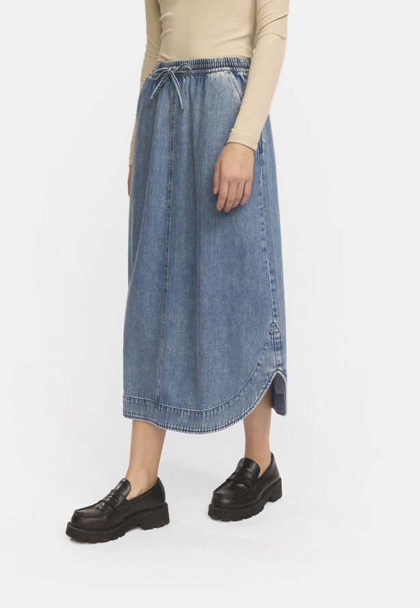 Soft Rebels SRKeira Skirt Dark blue denim