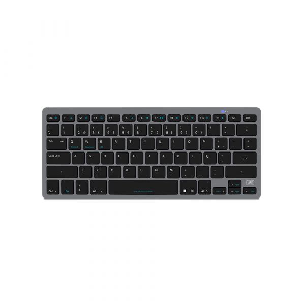 Teclado 1Life Keyboard Ultrafino Bluetooth PT Preto