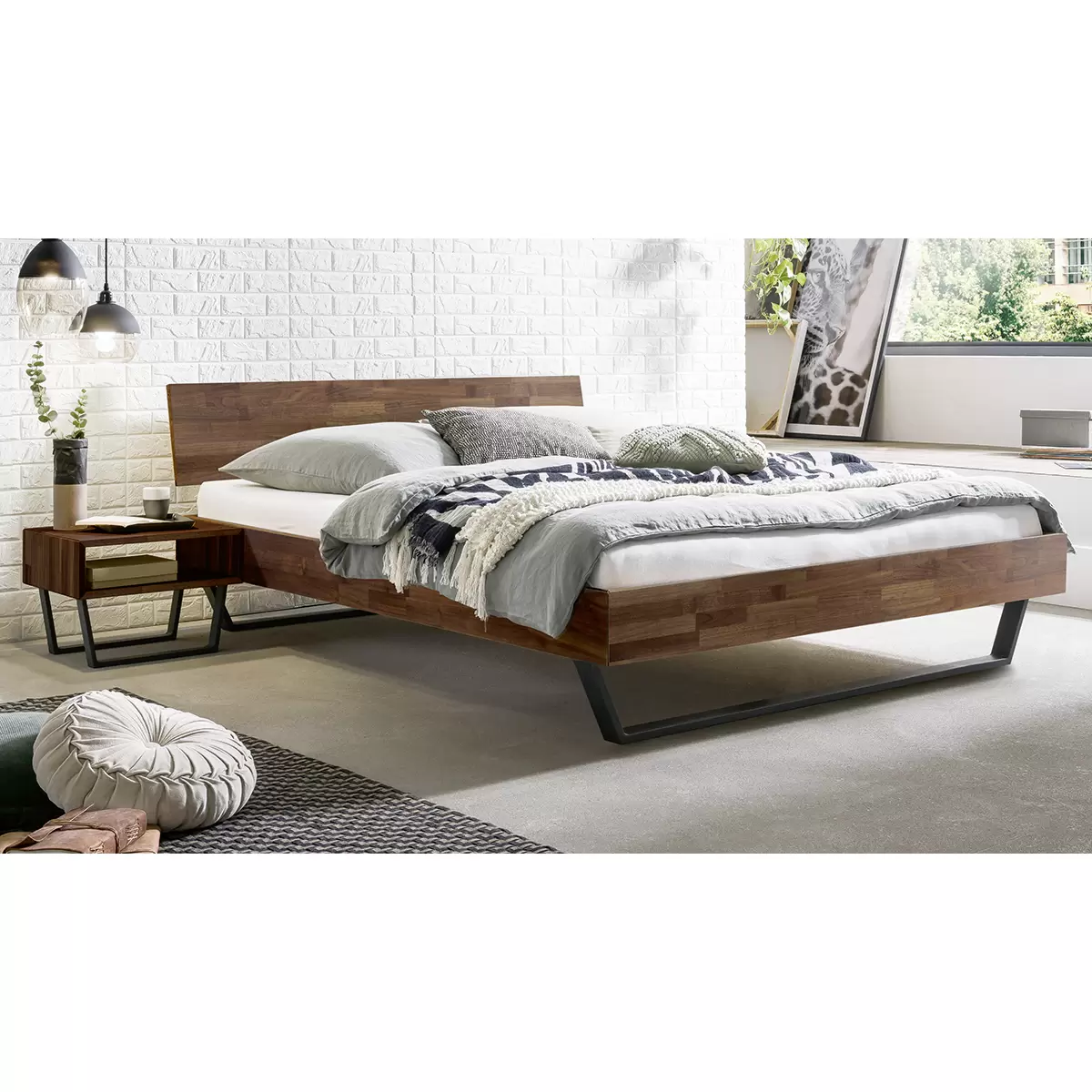 Hasena Bett 160x200 Asti 160 x 200 Dunkelbraun
