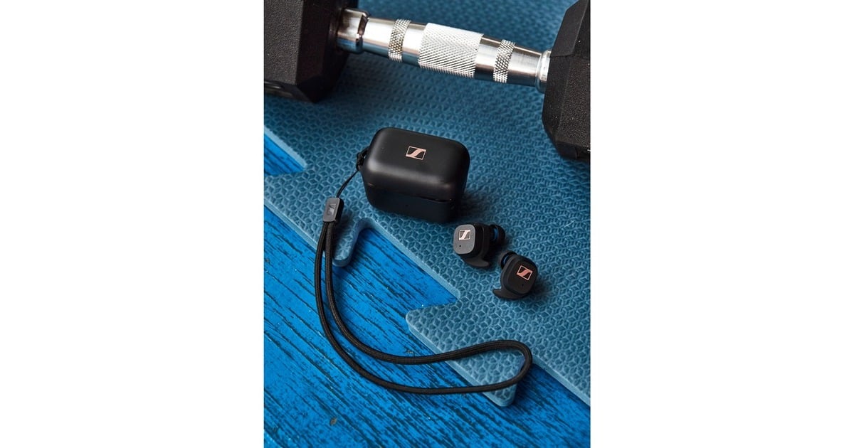 SennheiserSport True Wireless in-ear oortjes  (Zwart, Bluetooth, USB-C)