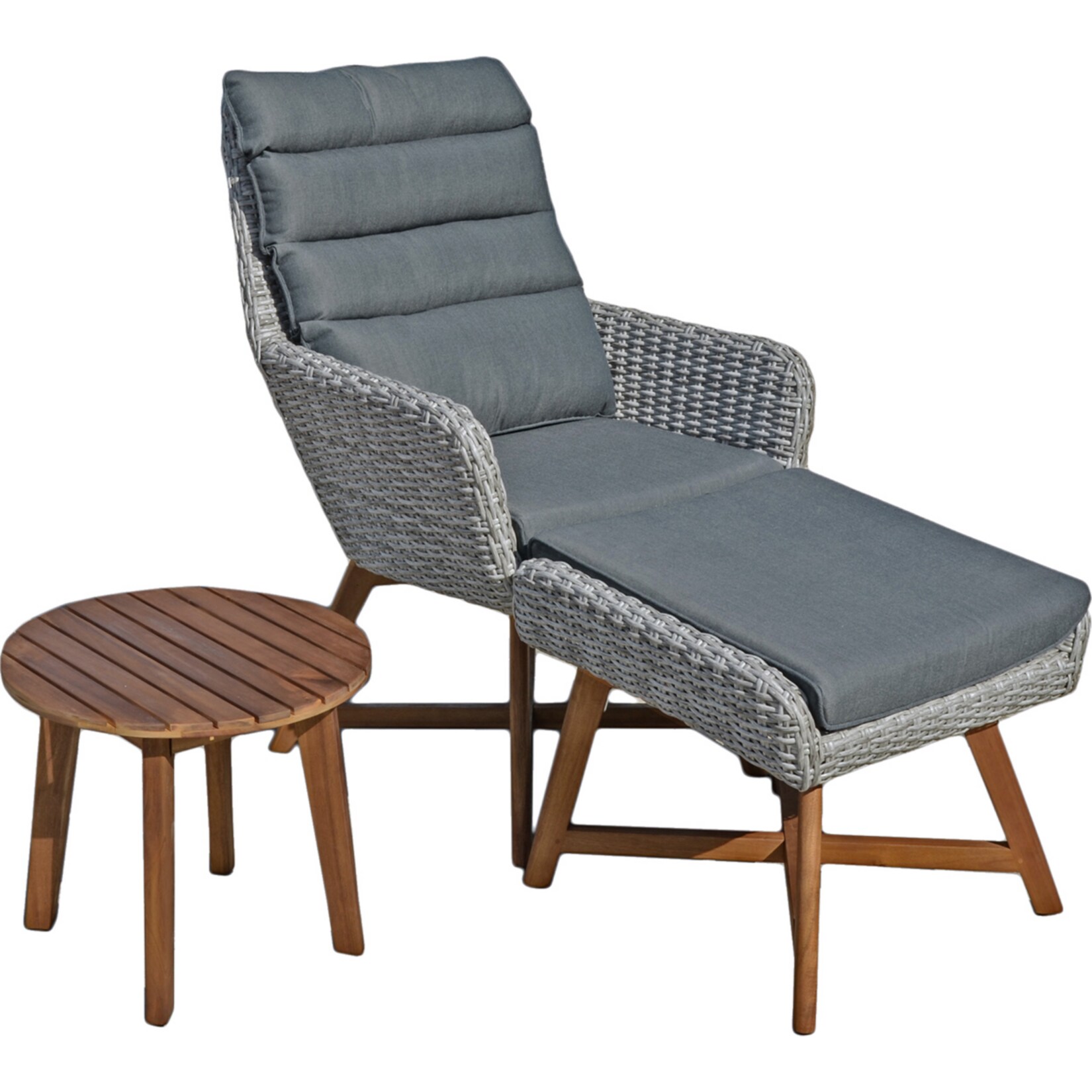 Sitzgarnitur Sitzgruppe Holz Garten Lounge Set Gartenmöbel Massiv Tisch Sofa