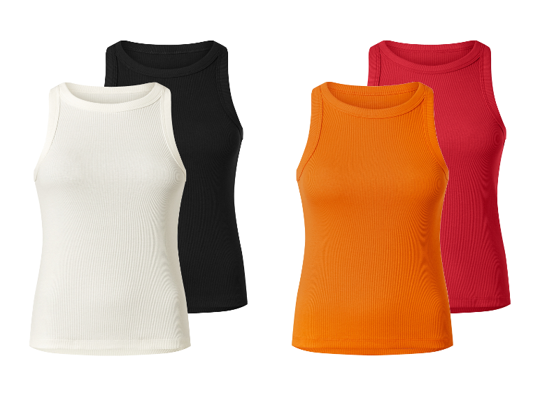 2 Geribde dames tops