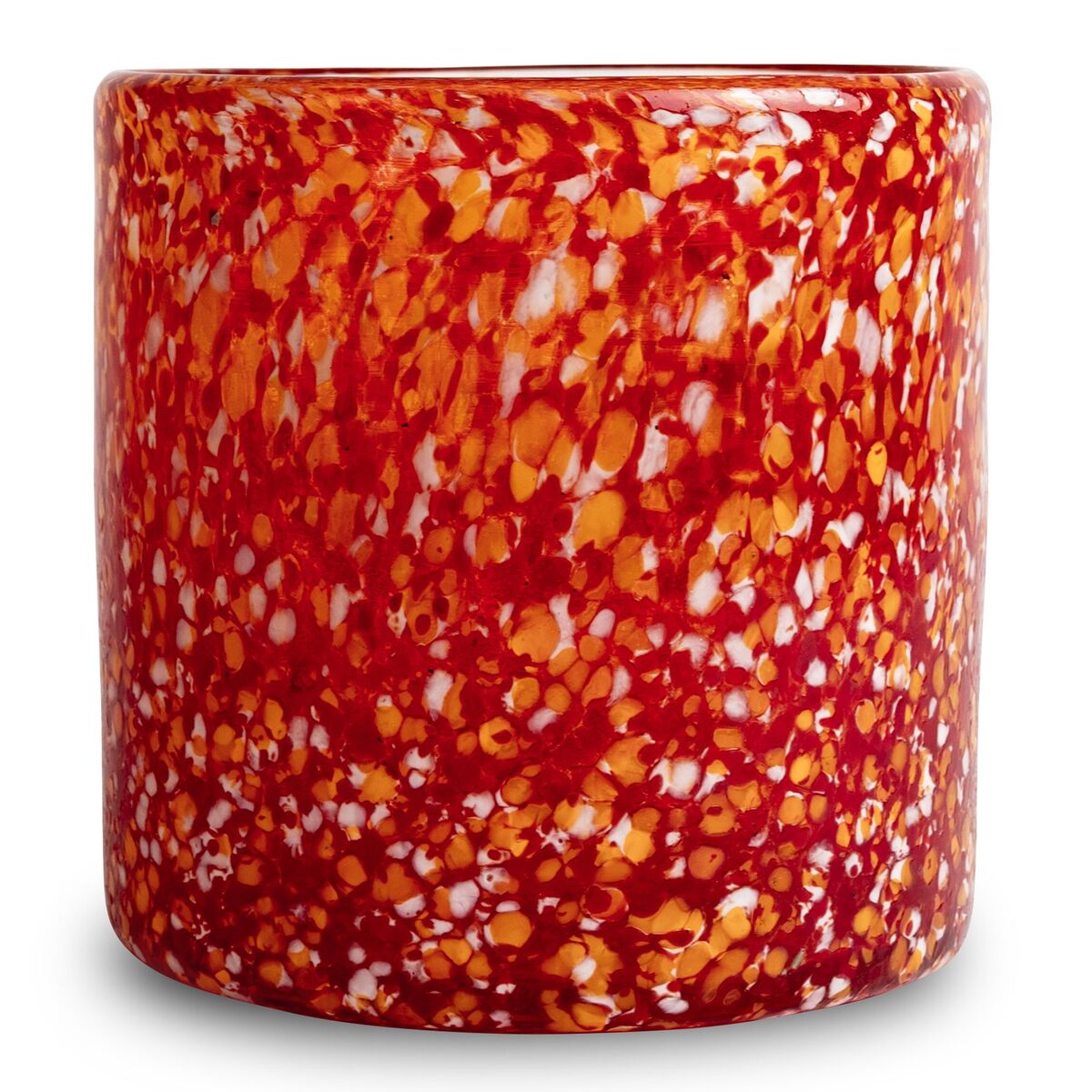 Calore lyslykt medium, rød/oransje