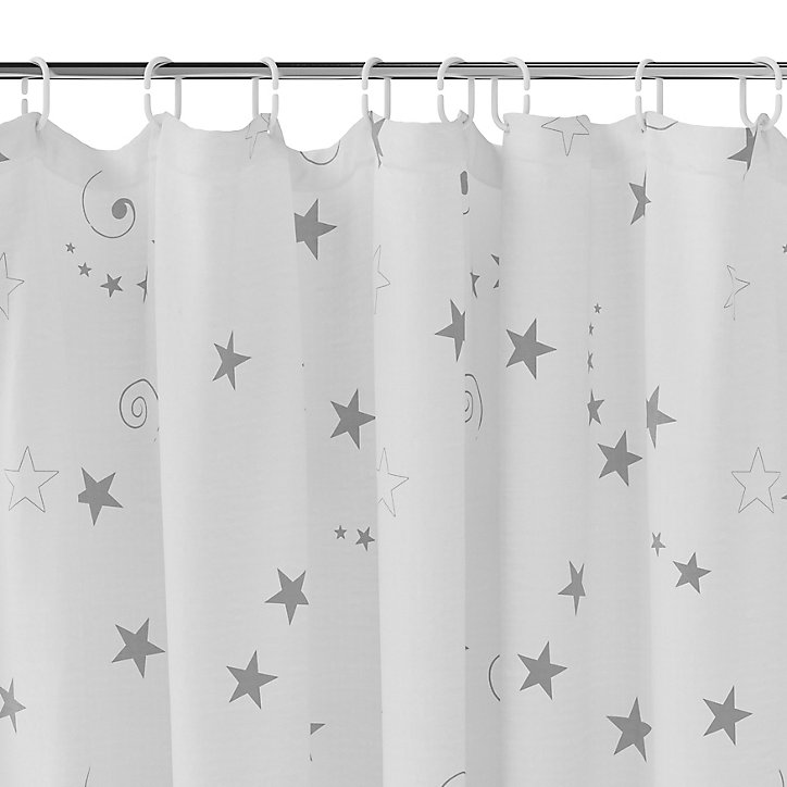 Rideau de douche étoiles Drawa 180 x 200 cm GoodHome