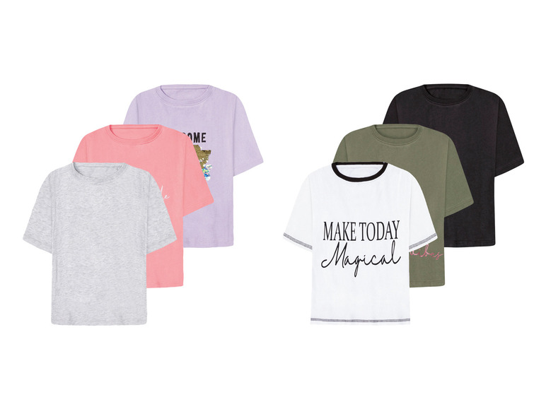 3 meisjes T-shirts