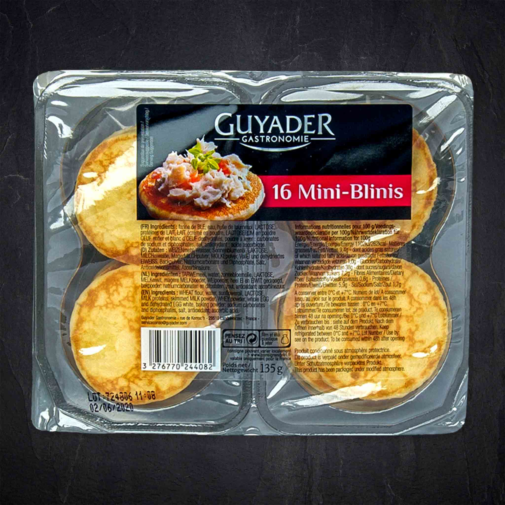 Blinis 16 Stück pro Packung