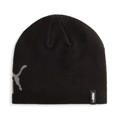 PumaEss No 1 Logo Cuffless Beanie Jr - schwarz