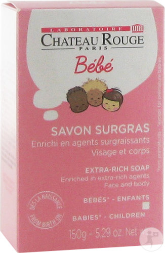 Château Rouge Bébé Savon Surgras Visage Et Corps Bébés Et Enfants 150g
