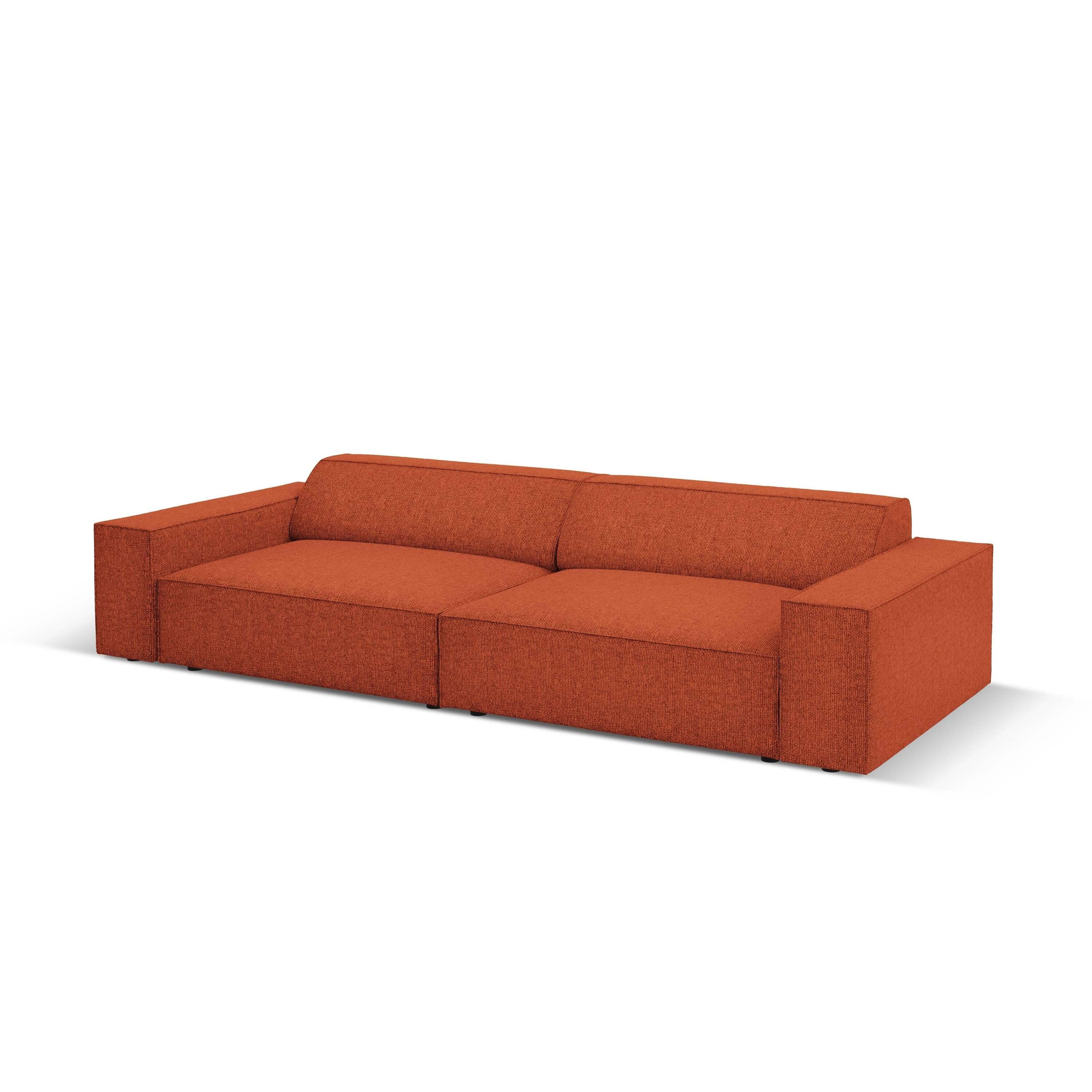 Micadoni Jodie 4-zitsbank - Chenille - Terra