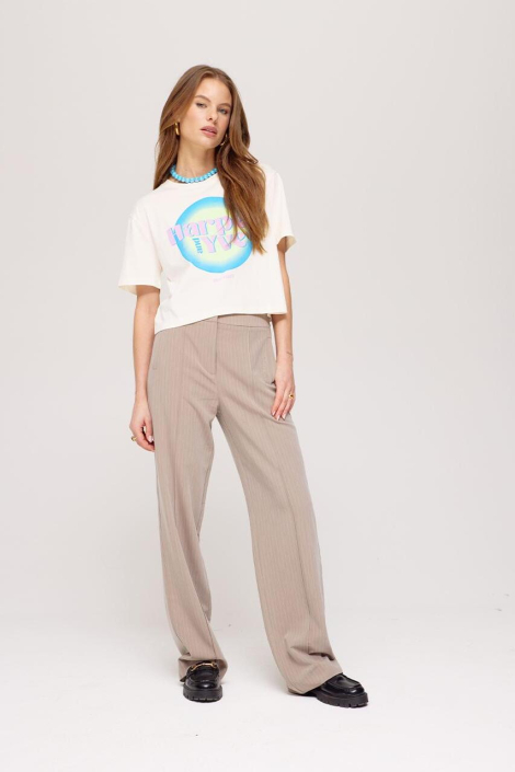 Harper & Yve ecru dames t-shirt