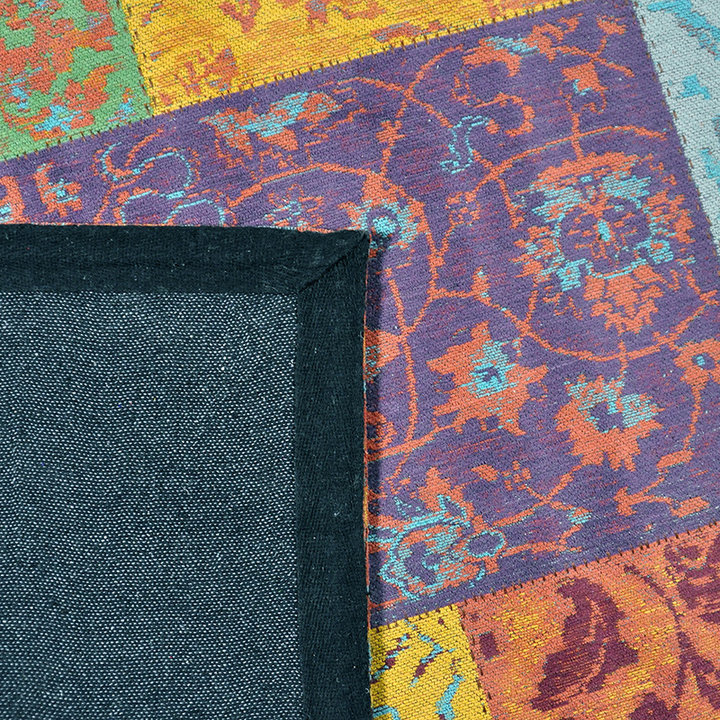 Patchwork vloerkleed - Delany Multicolor | Kunstzinnig