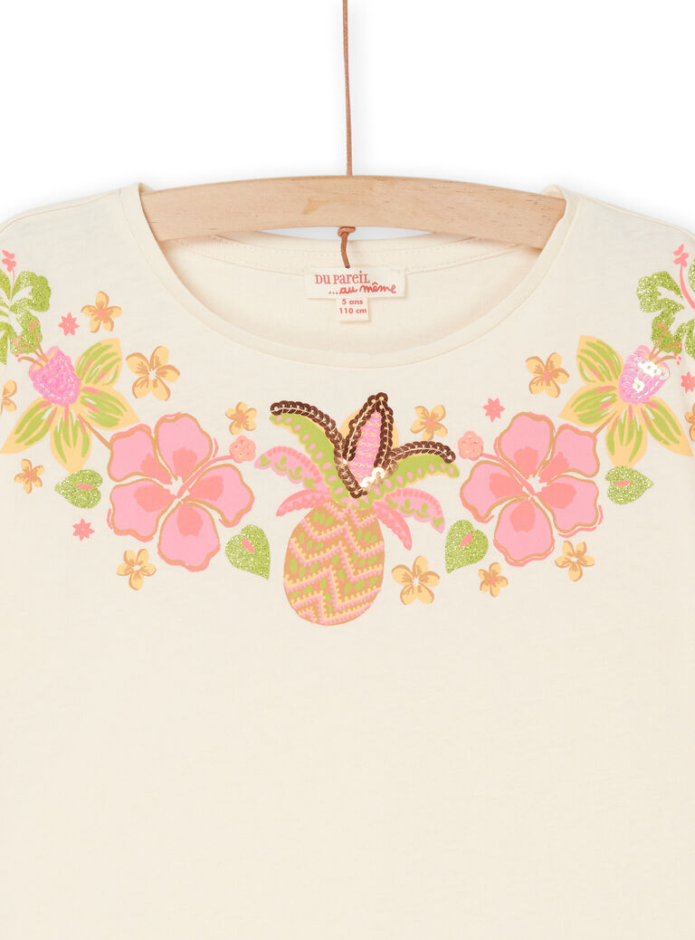 T-shirt pêche à animation exotique