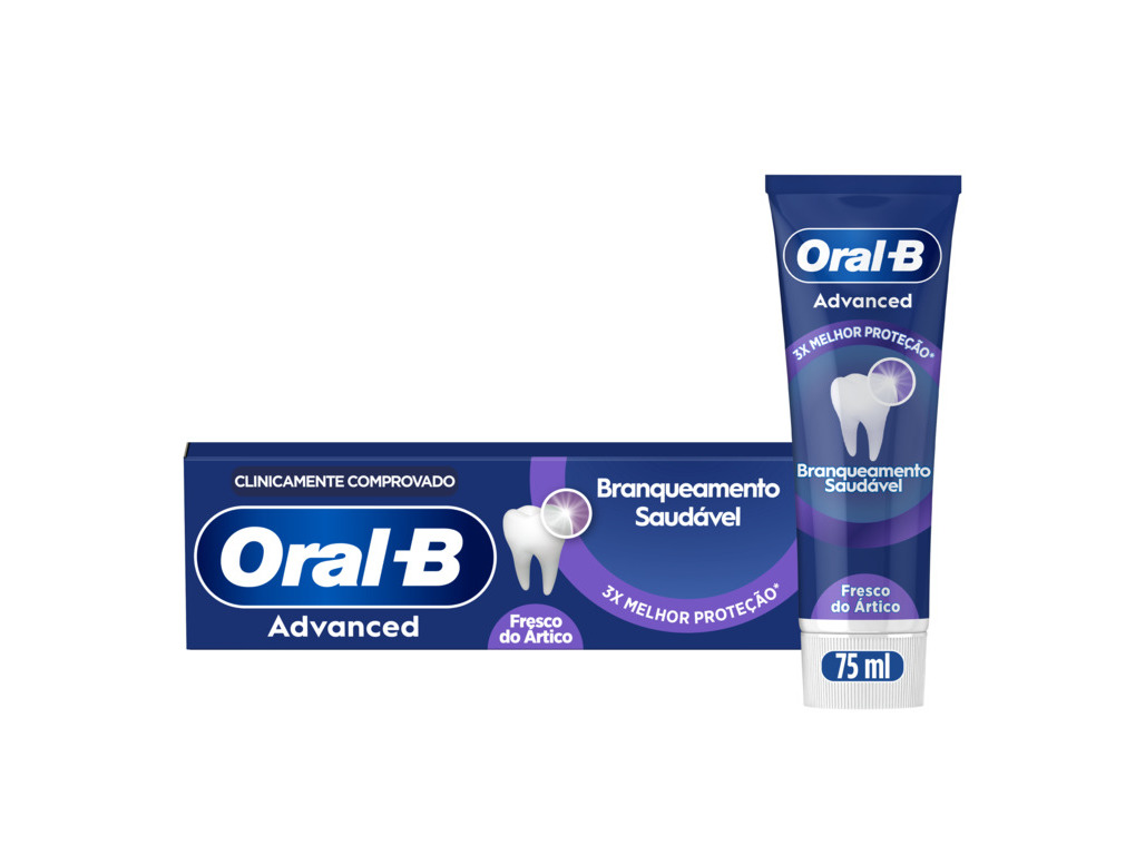 PASTA DENTIFRICA ORAL B ADVANCED BRANQ 75ML
