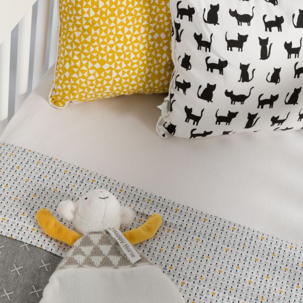 Kidsmill Brent Babykamer Wit | Bed 60 x 120 cm   Commode