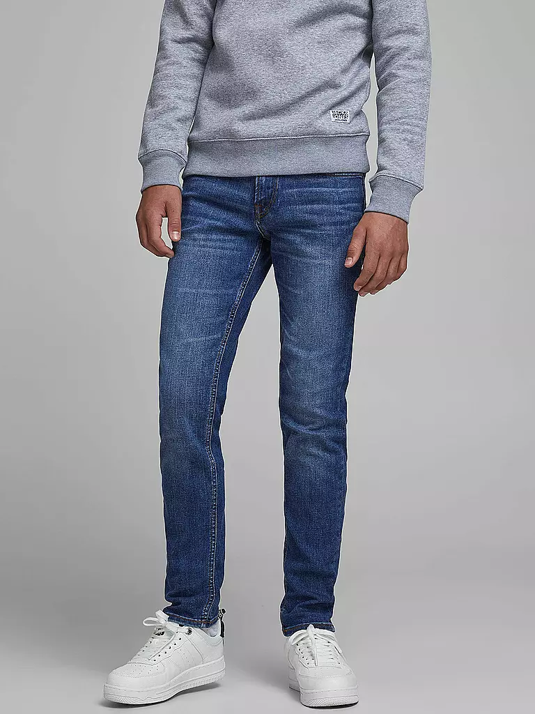JACK & JONES Jungen Jeans Slim FIt JJIGLENN JJORIGINAL blau