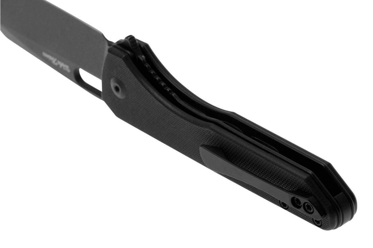 Civivi Nugz C23060-1 Black Stonewashed 14C28N, Black G10 zakmes, Matthew Wehrwein design