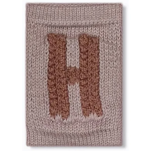 Strikket Bogstav Rose - Smallstuff → Luksusbaby.dk