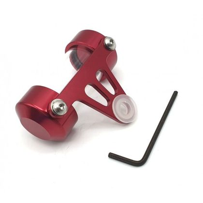 Porte assurance Brazoline cylindrique aluminium rouge 70 mm Universel - Rouge