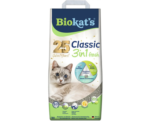 Biokats Classic Fresh 3in1 Kattenbakvulling 18 l