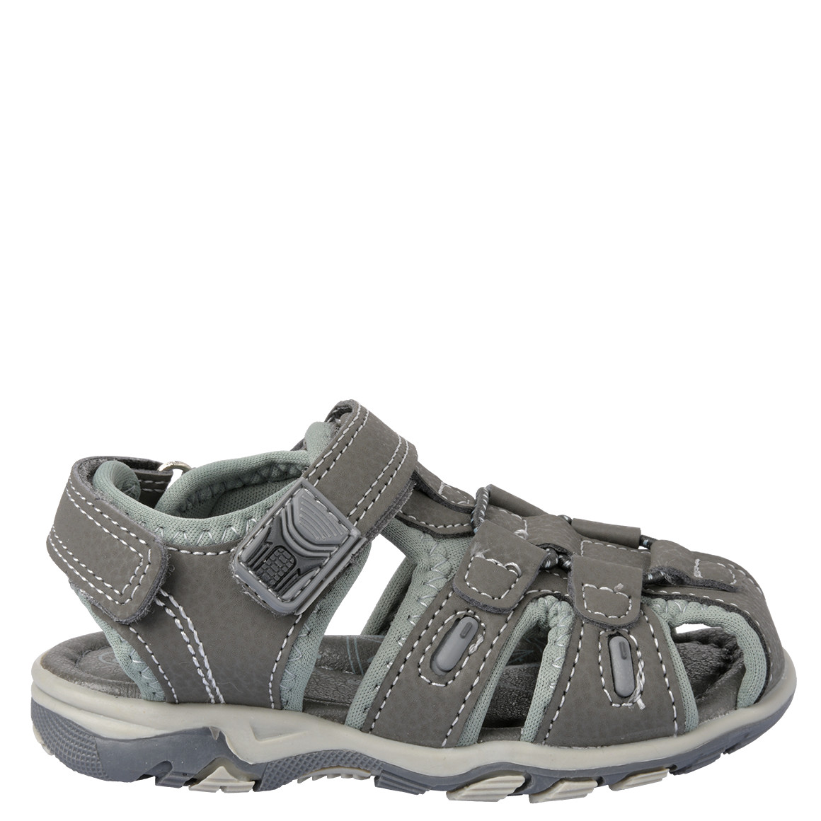Topomini Baby Sandalen mit Klettverschluss dunkelgrau