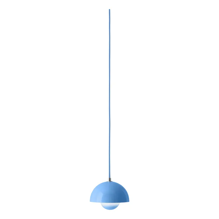 & Tradition Suspension Flowerpot VP10, Verner Panton | Bleu ciel