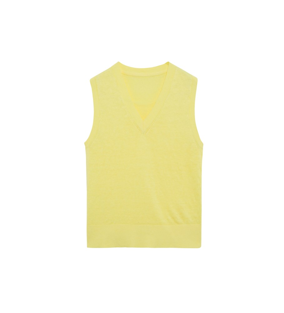 Colete amarelo de malha ECOALF Palmaalf