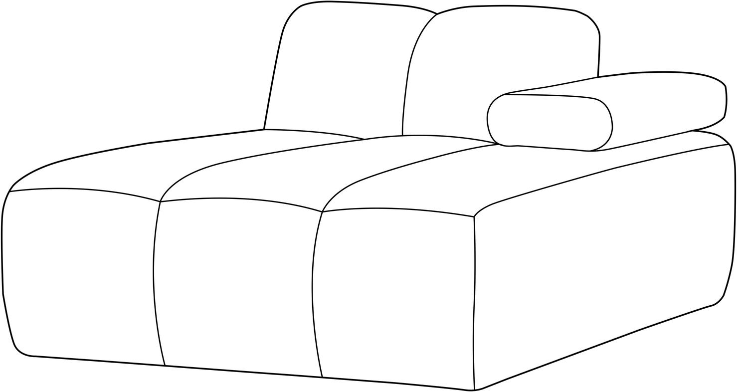 WOOOD Mojo Rib Chaise Longue