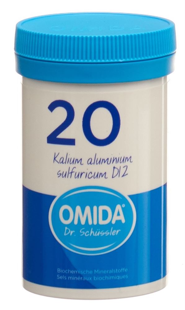 Omida Nr20 Kalium aluminium sulfuricum 12 D<br>100 g, Dose, Tablette