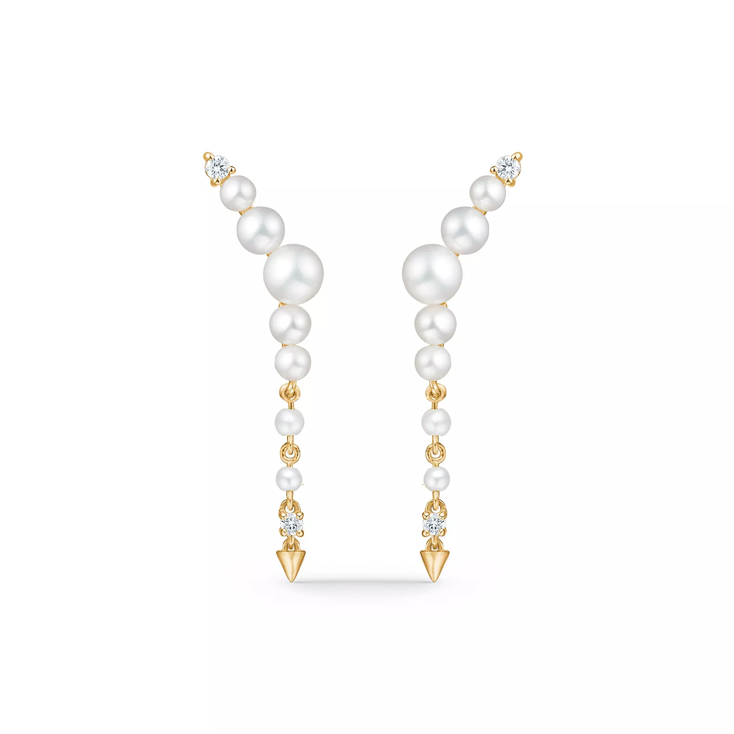 Mads Z Unicorn Øreringe 14 kt. Guld 0,10 ct. 1513073