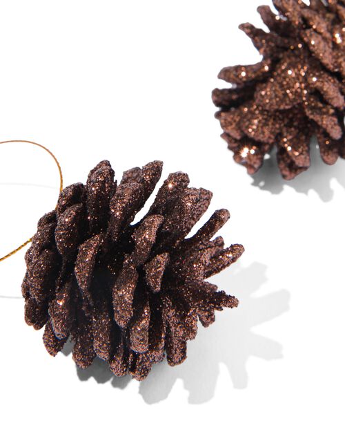 3 décorations de noël en bois 5cm