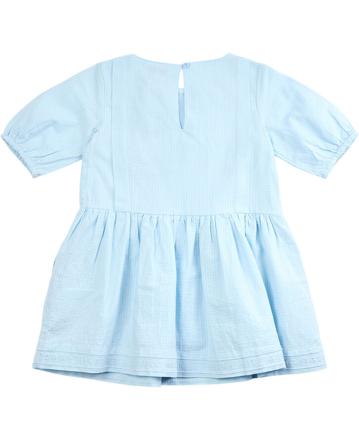 Tommy Hilfiger GRID DOBBY DRESS S/S Chambray sky